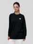 ESSENTIAL LAYERED LONGSLEEVE TEE-BLACK