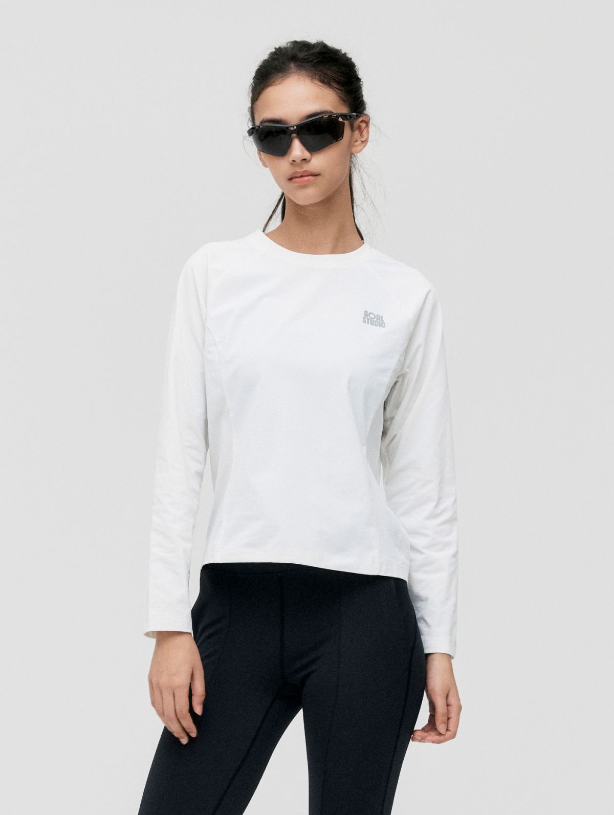 골스튜디오(GOALSTUDIO) WS AIR DRY LONGSLEEVE TEE-OFF WHITE