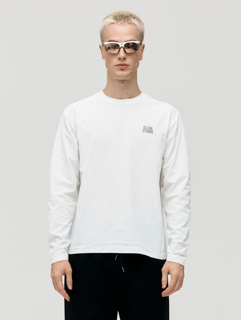MS AIR DRY LONGSLEEVE TEE-OFF WHITE