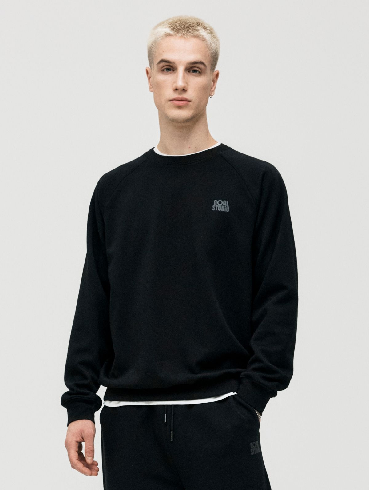 골스튜디오(GOALSTUDIO) MS ACTIVE SWEAT-BLACK
