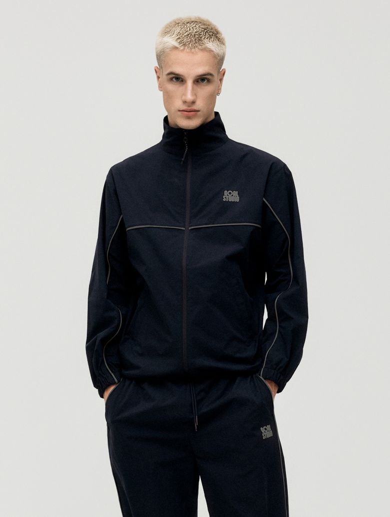 MS STRETCH TRACK JACKET-NAVY