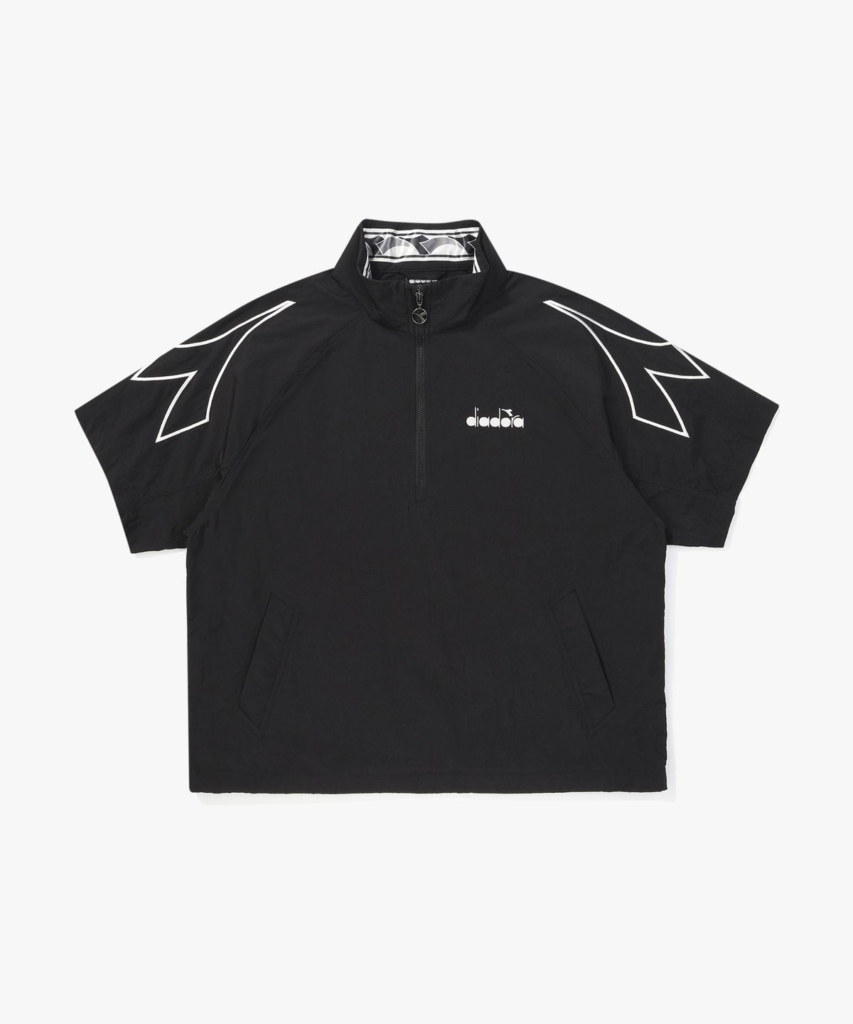 디아도라(diadora) 벤토 스탠넥 아노락 BLACK