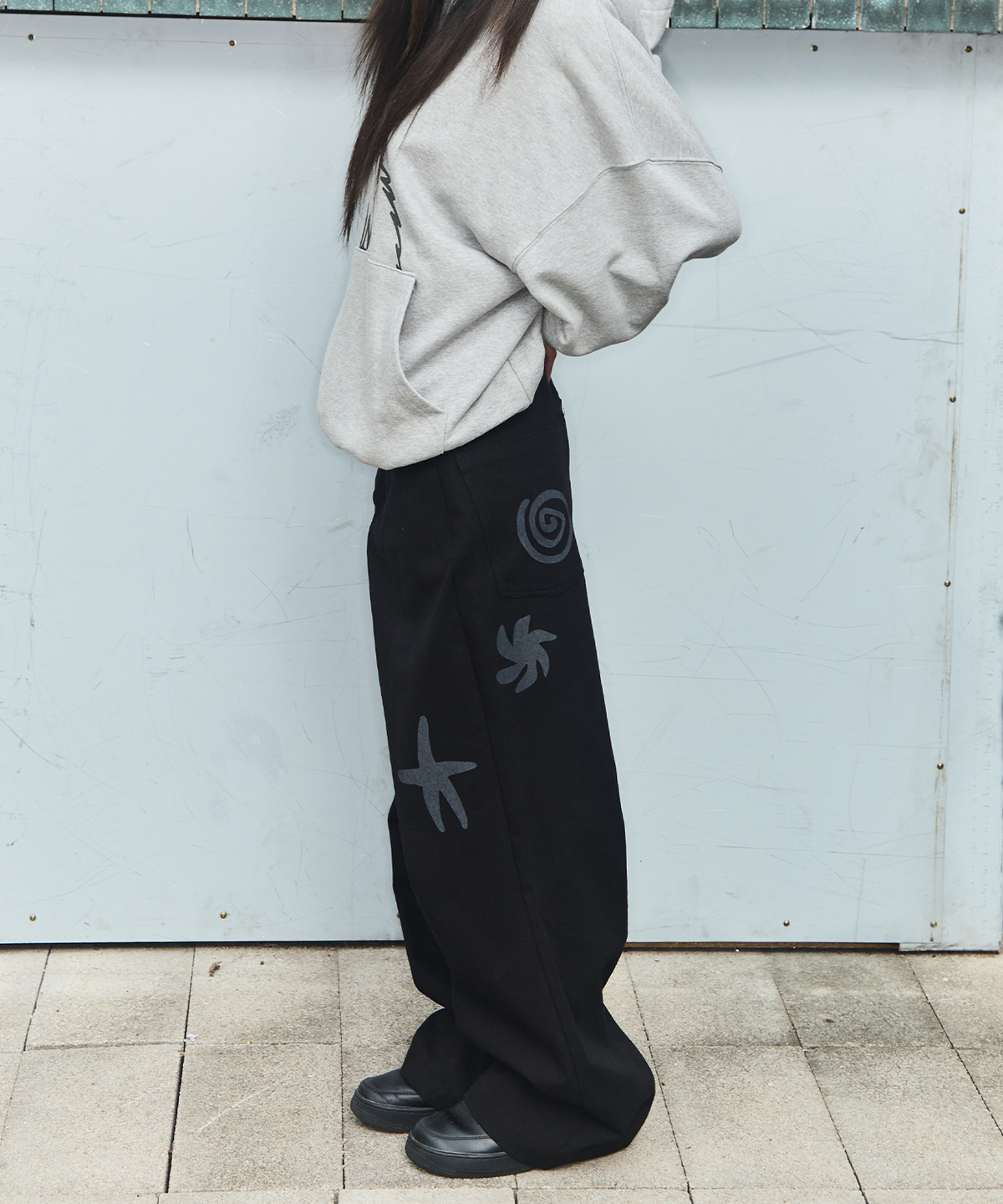 잇자바이브(ITZAVIBE) DOODLE COTTON PANTS