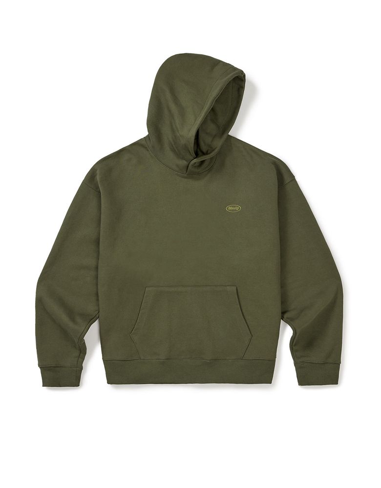 [Mmlg] OVERSIZED HEAVYWEIGHT HOODIE (DARK OLIVE)
