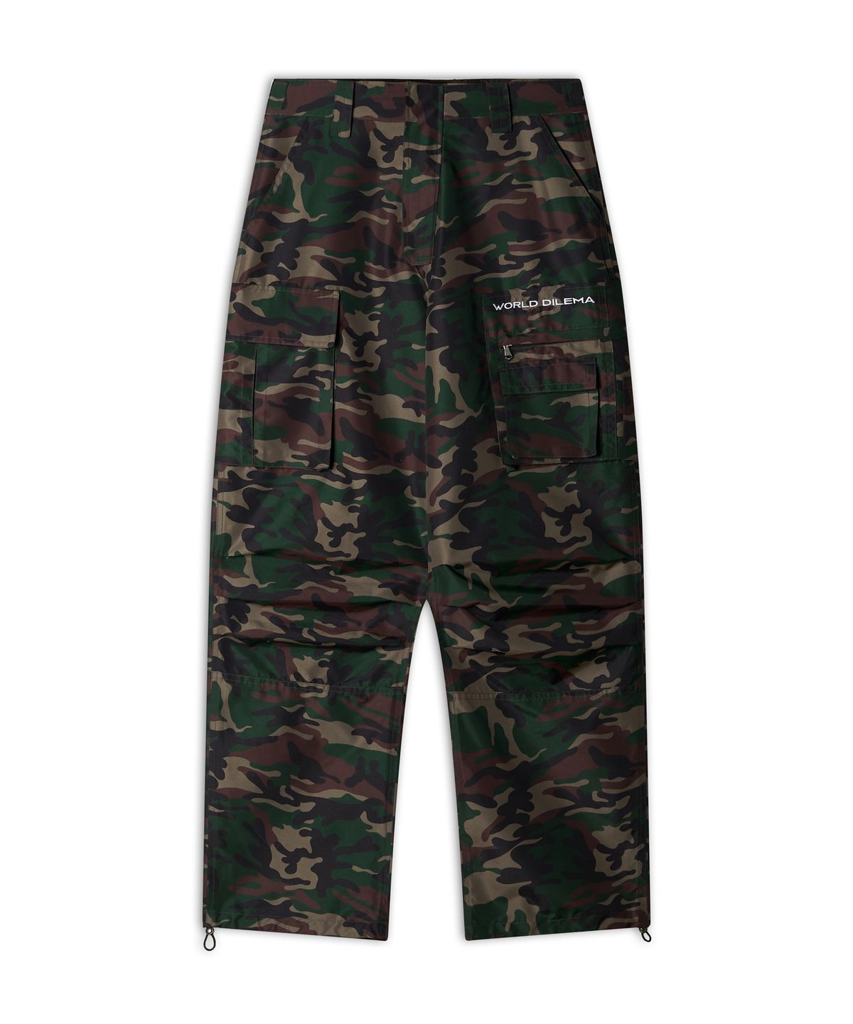 월드딜레마(WORLDDILEMA) Woven Pocket Cargo Pants (Camo)