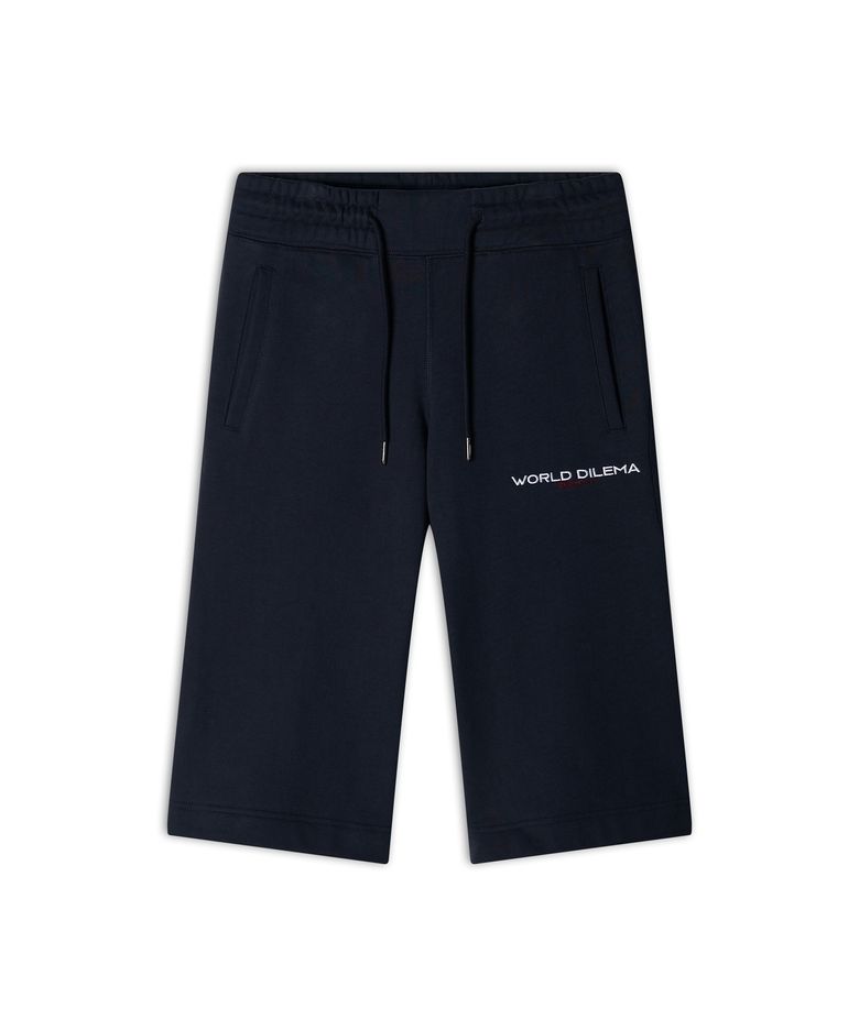 Boot-Cut Half Jersey Pants(Navy)