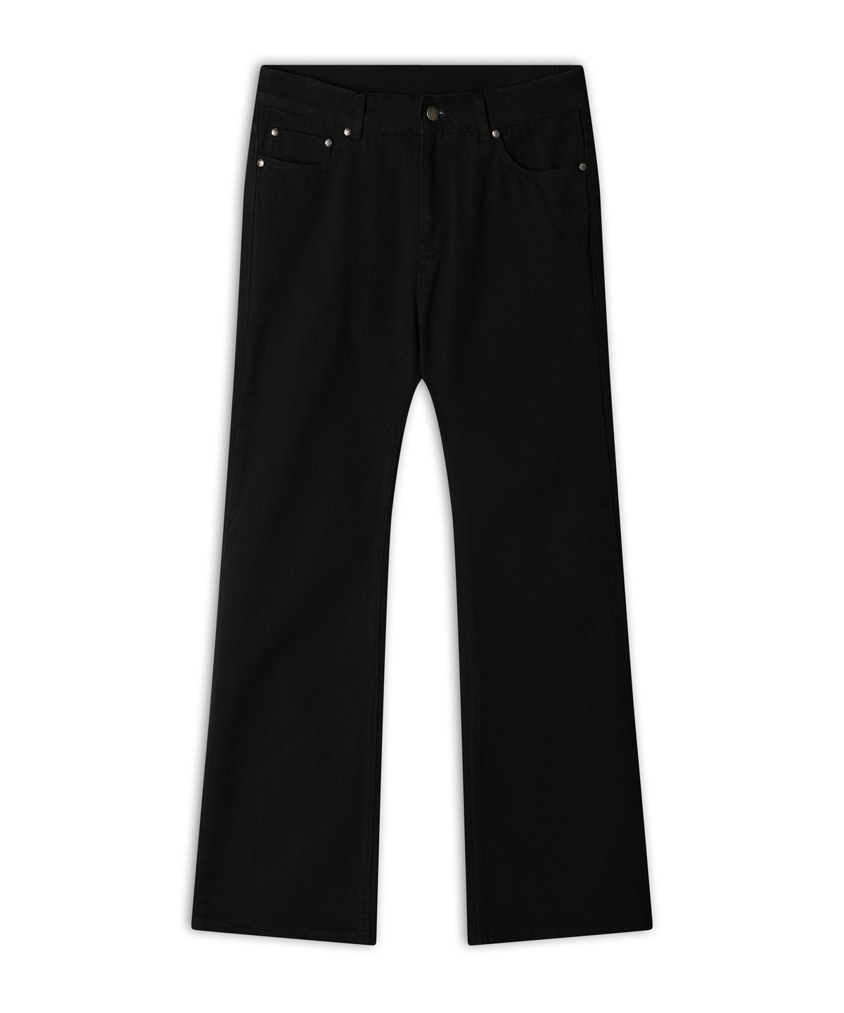 월드딜레마(WORLDDILEMA) Boot-Cut Pants (Black)