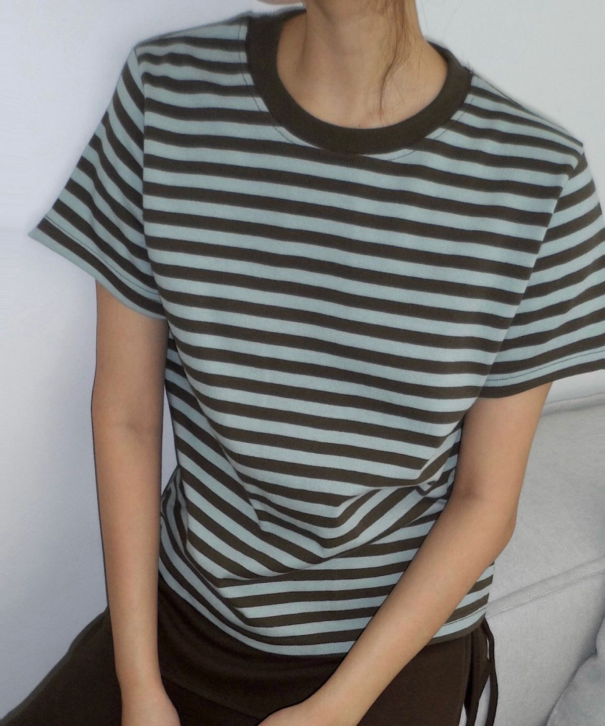 아포엠(APOEM) Loop Stripe T-Shirt - 3colors