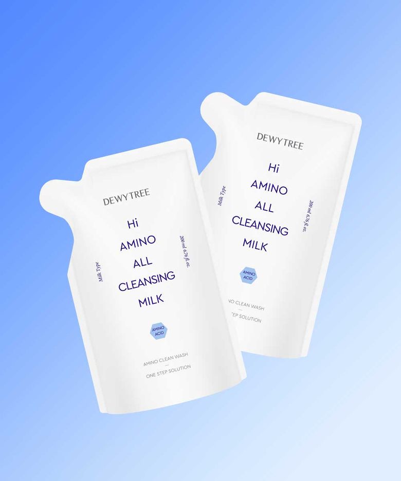 [총400ml, 리필200ml+리필200ml] 하이 아미노 올 클렌징 밀크 리필 2개