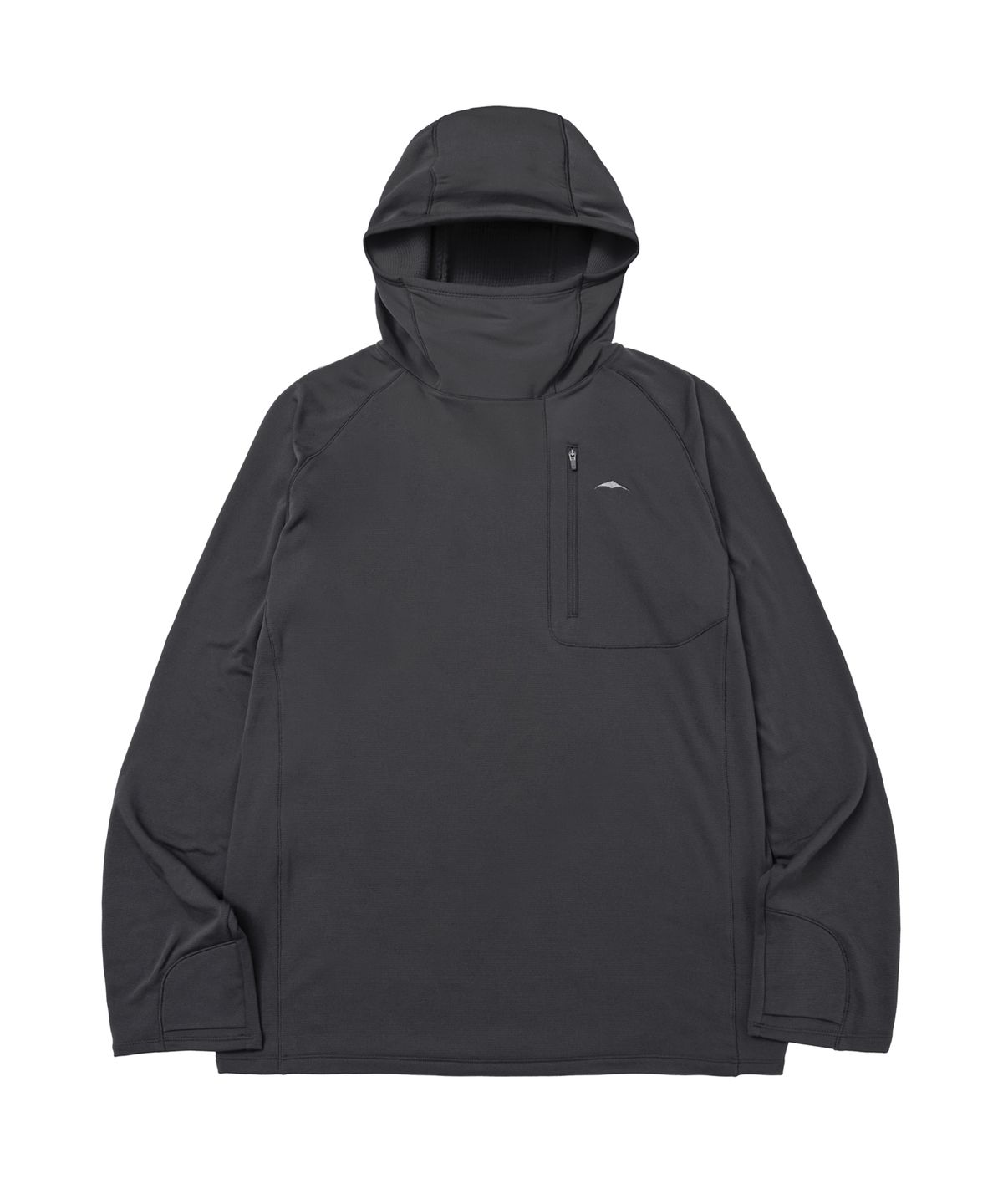 고요웨어(GOYOWEAR) 브러쉬드 컨실 후디 (다크 그레이)
