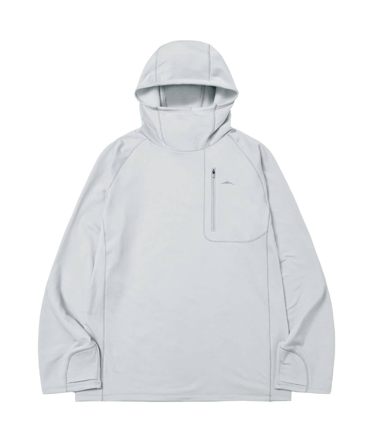 고요웨어(GOYOWEAR) 브러쉬드 컨실 후디 (페일 그레이)