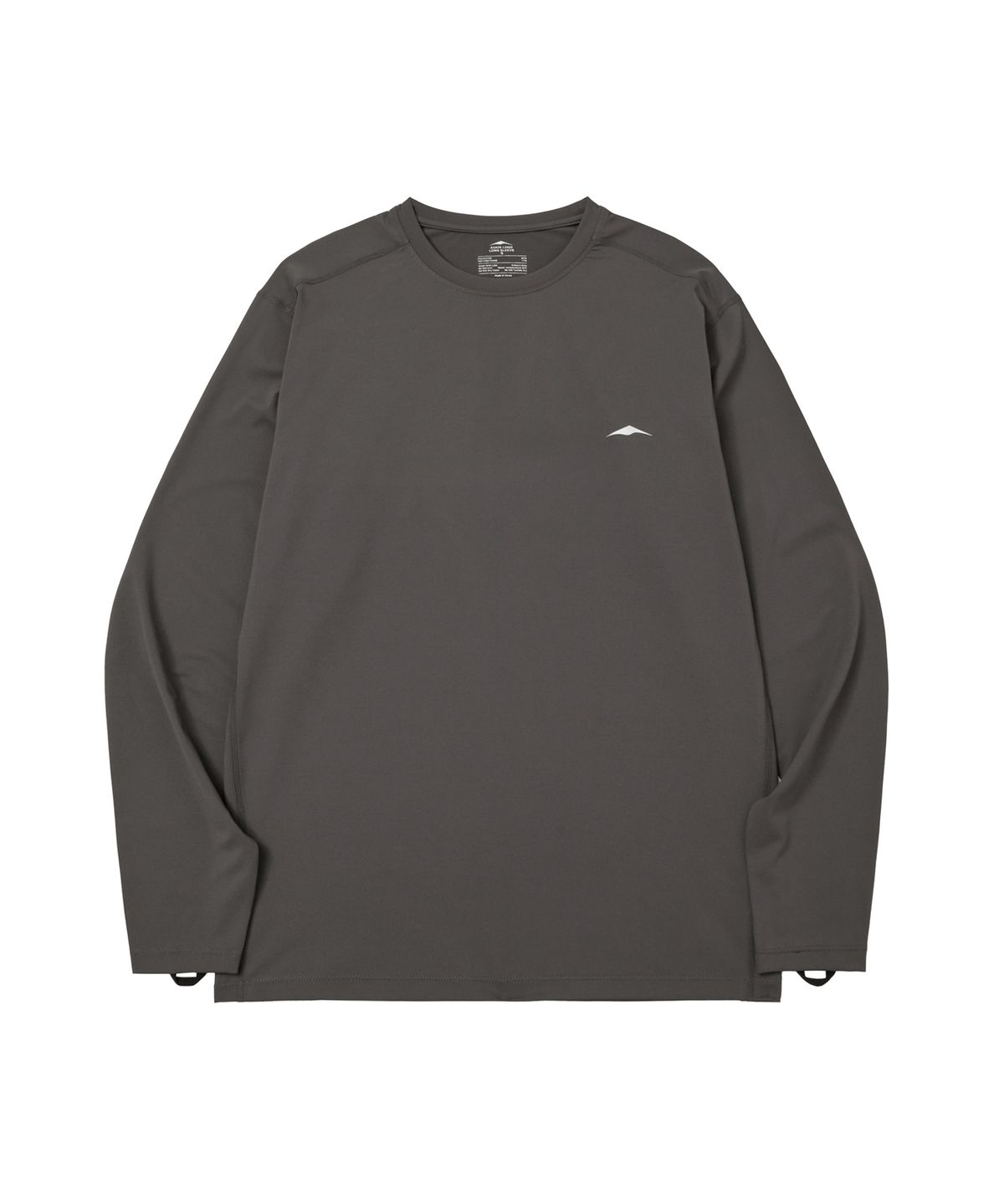 고요웨어(GOYOWEAR) 아스킨 로고 롱 슬리브 (브라운 그레이)