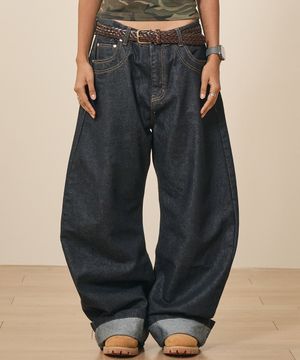 커브드 제이 진 (인디고블루)