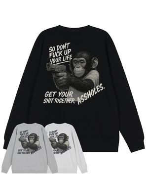 카르마 몽키 스웻셔츠 (3color)