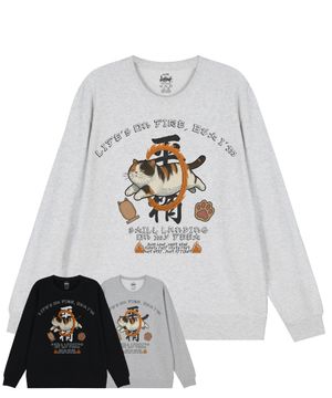 파이어 링 캣 스웻셔츠 (3color)