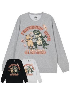카피바라 프렌드쉽 이즈 오버 스웻셔츠 (3color)