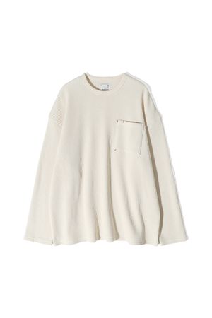 Lawrence Heavy Waffle T-shirt Ecru