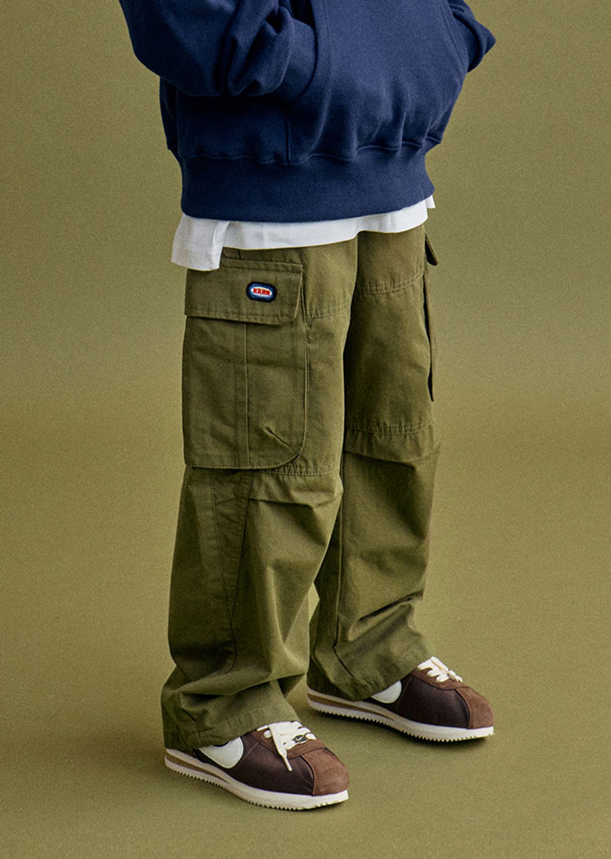 꺄르르르(KKRRRRR) Patch cargo pant