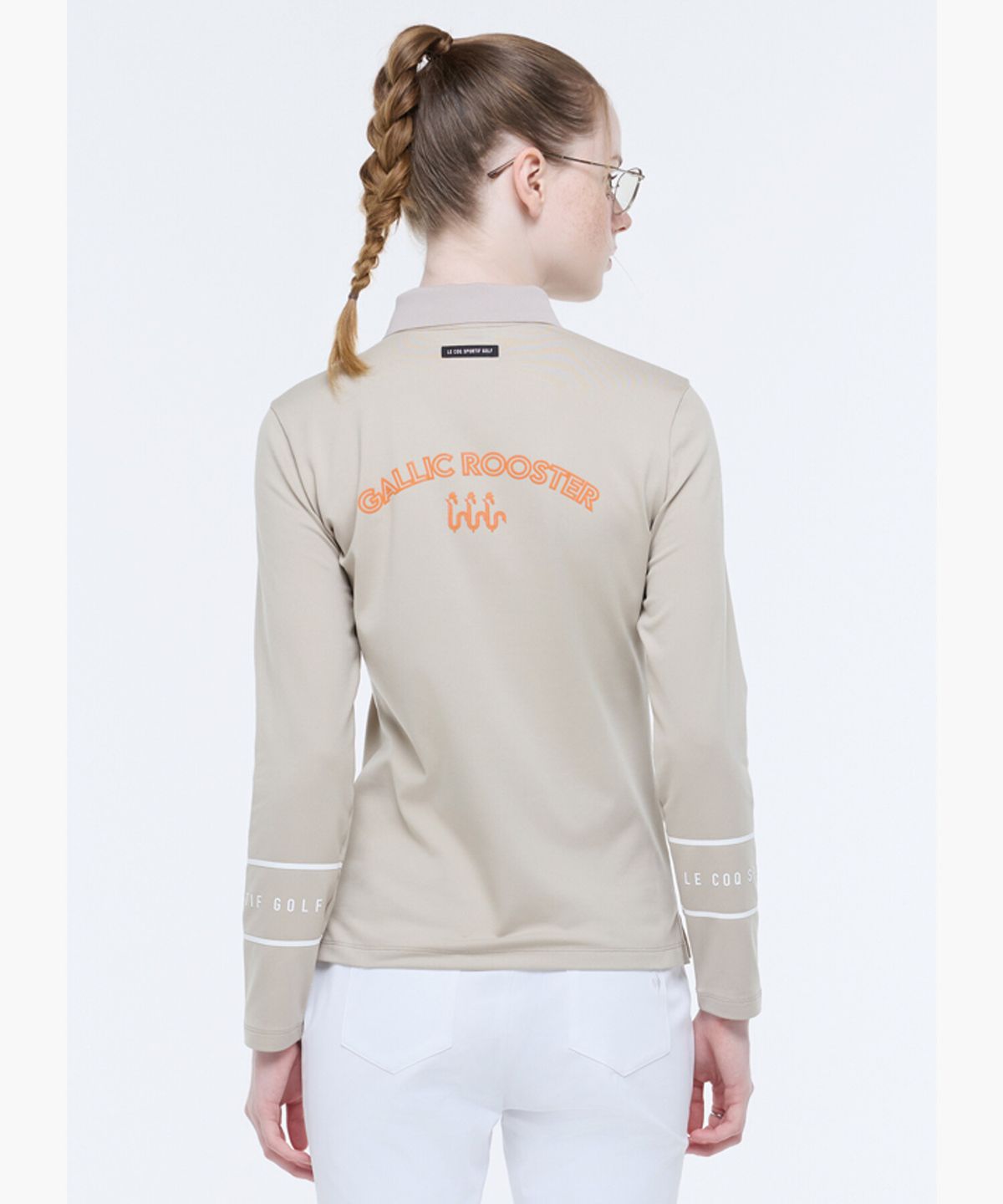 르꼬끄 골프(LECOQ GOLF) 여성 컬러 포인트 카라 티셔츠 (GQ322LTL92)