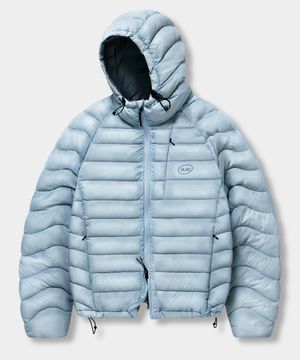VLAD 라이트 쉘 경량 다운 자켓_후디드 스카이 블루