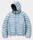 VLAD 라이트 쉘 경량 다운 자켓_후디드 스카이 블루