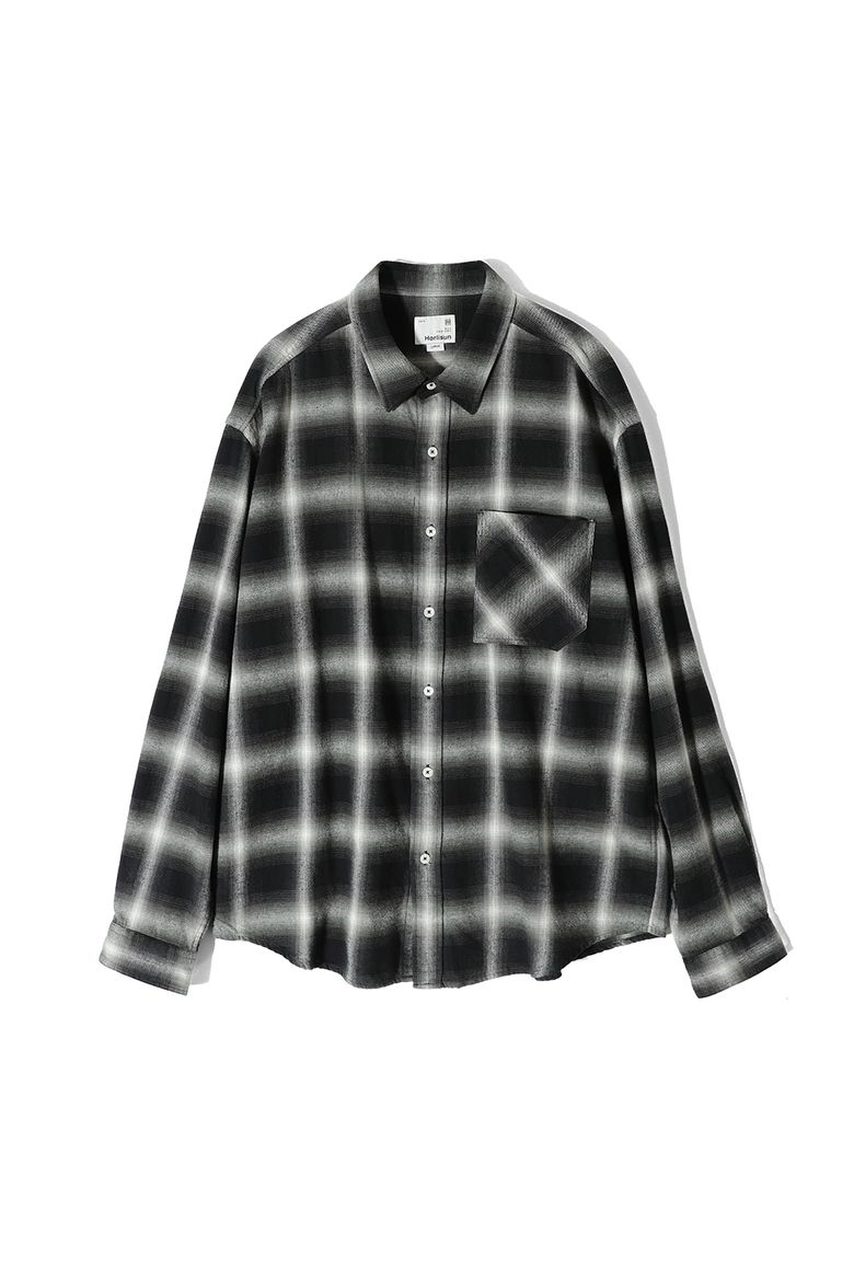 Madison Ombre Check Shirt Green