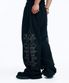 스터드 니들 워크 스웻 팬츠-블랙
