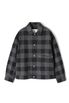Liverty Buffalo Check Trucker Jacket Charcoal