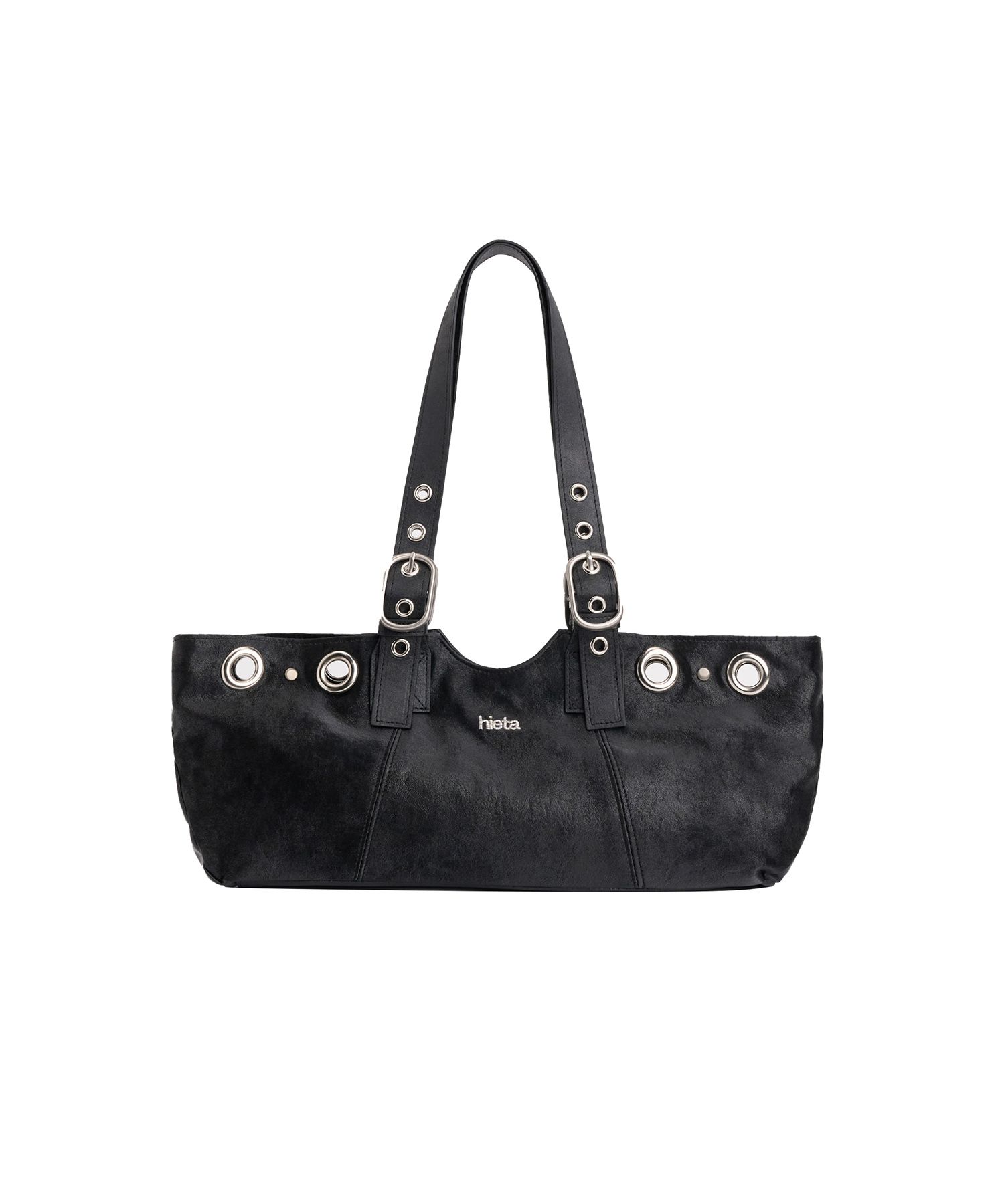 Hieta 黒 ショルダーバッグ hieta ショルダーバッグ 黒