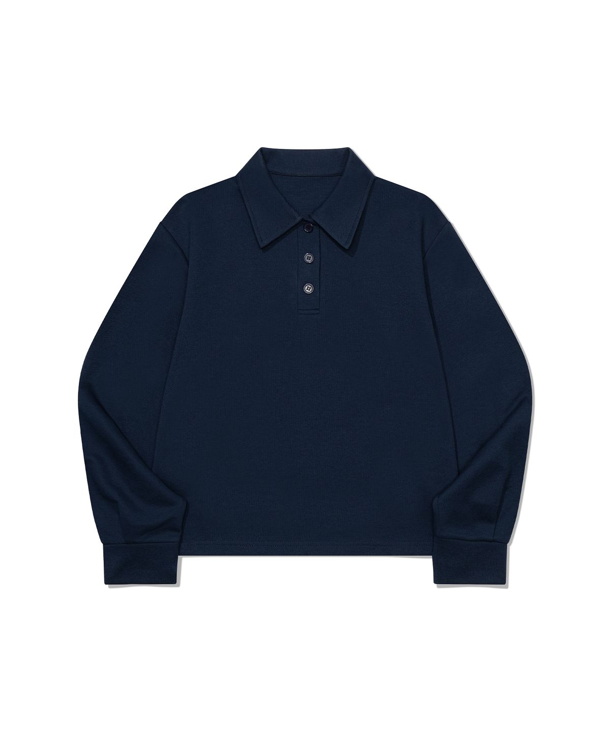 모아(MOAA) Solid Tone Polo Shirt (NAVY)