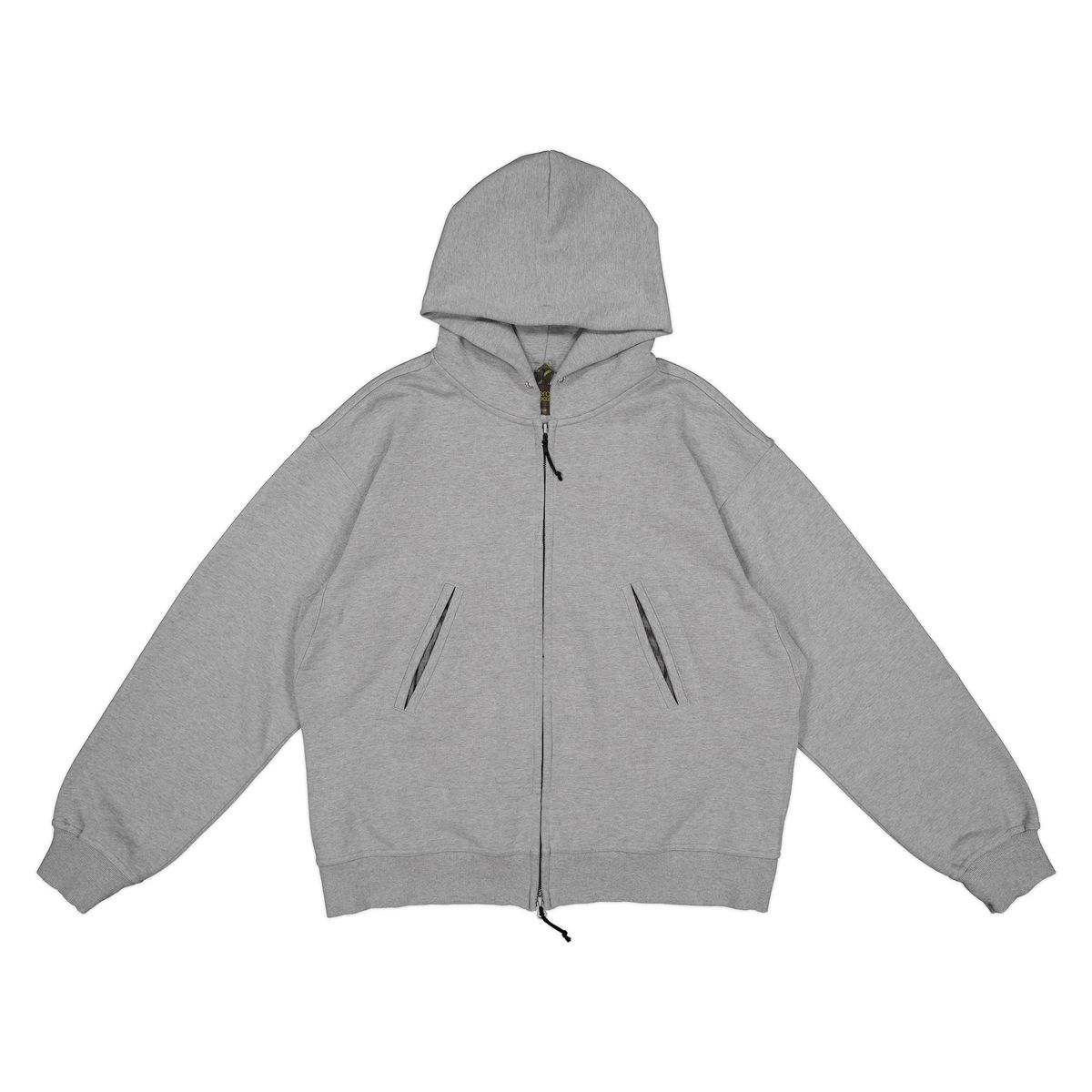휴머러스 어카운트(HUMOROUS ACCOUNT) THERMAL ZIP-UP HOODIE / MELANGE GRAY