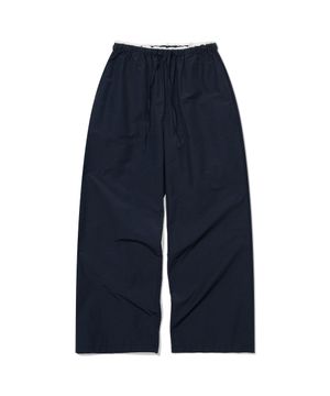 Lace Trim Lounge Pants (Fade NAVY)