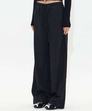 Satin Lounge Pants (BLACK)
