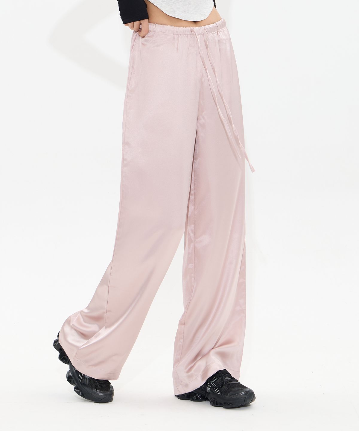 모아(MOAA) Satin Lounge Pants (PINK)