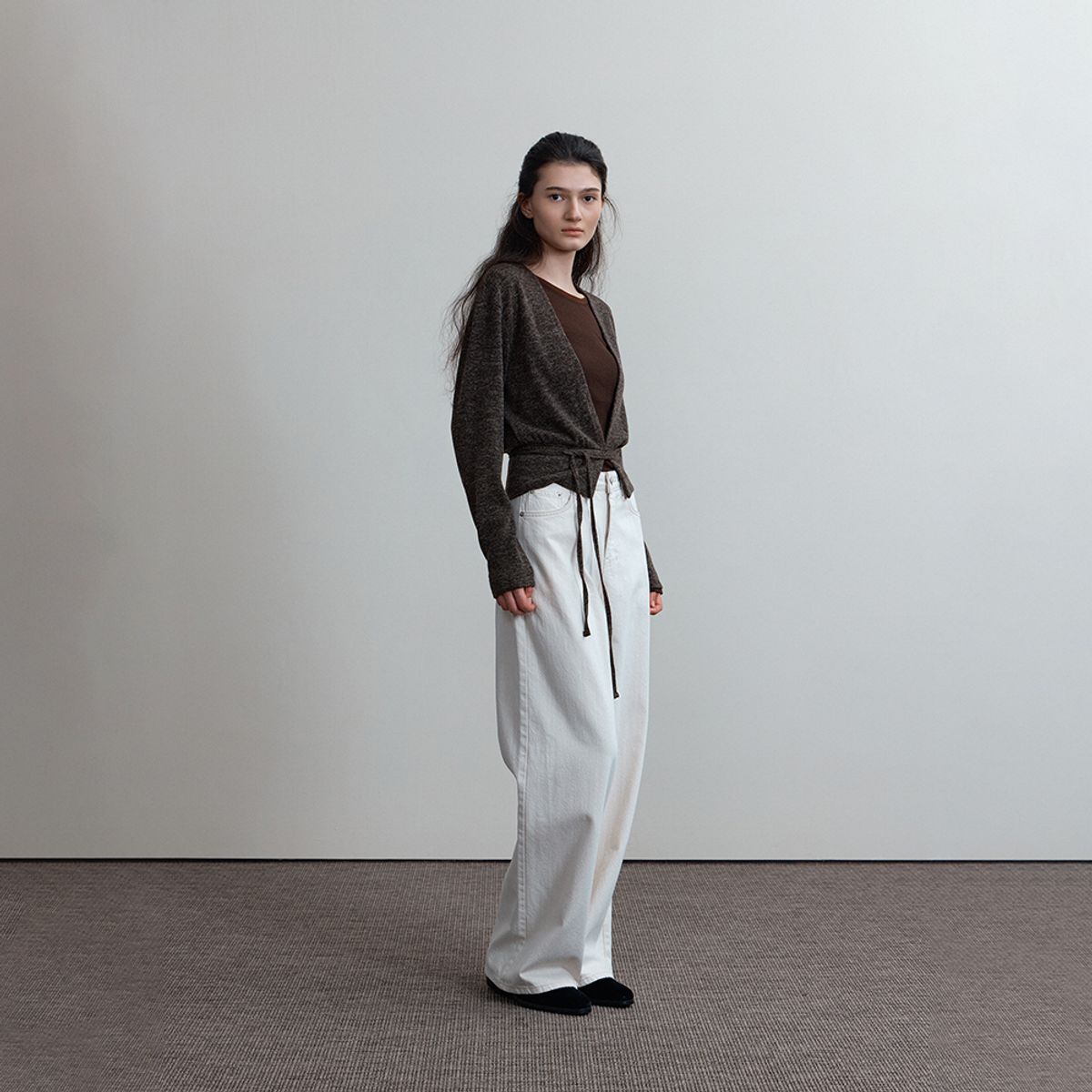 퍼블리카엑스(PUBLICKA X) RANDA KNIT CARDIGAN BROWN