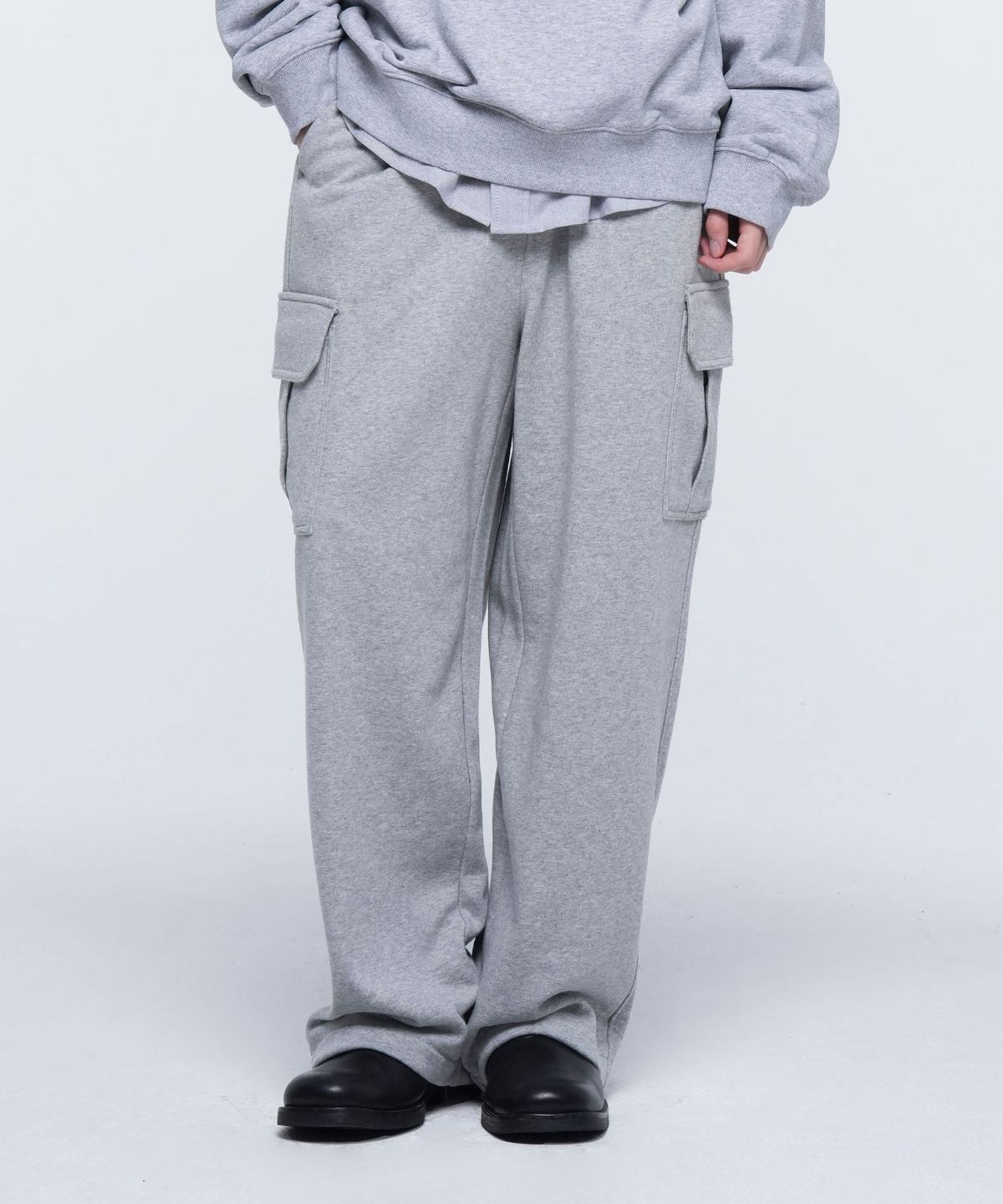 아웃도어 프로덕츠(OUTDOOR PRODUCTS) BASIC CARGO SWEAT PANTS (MELANGE)