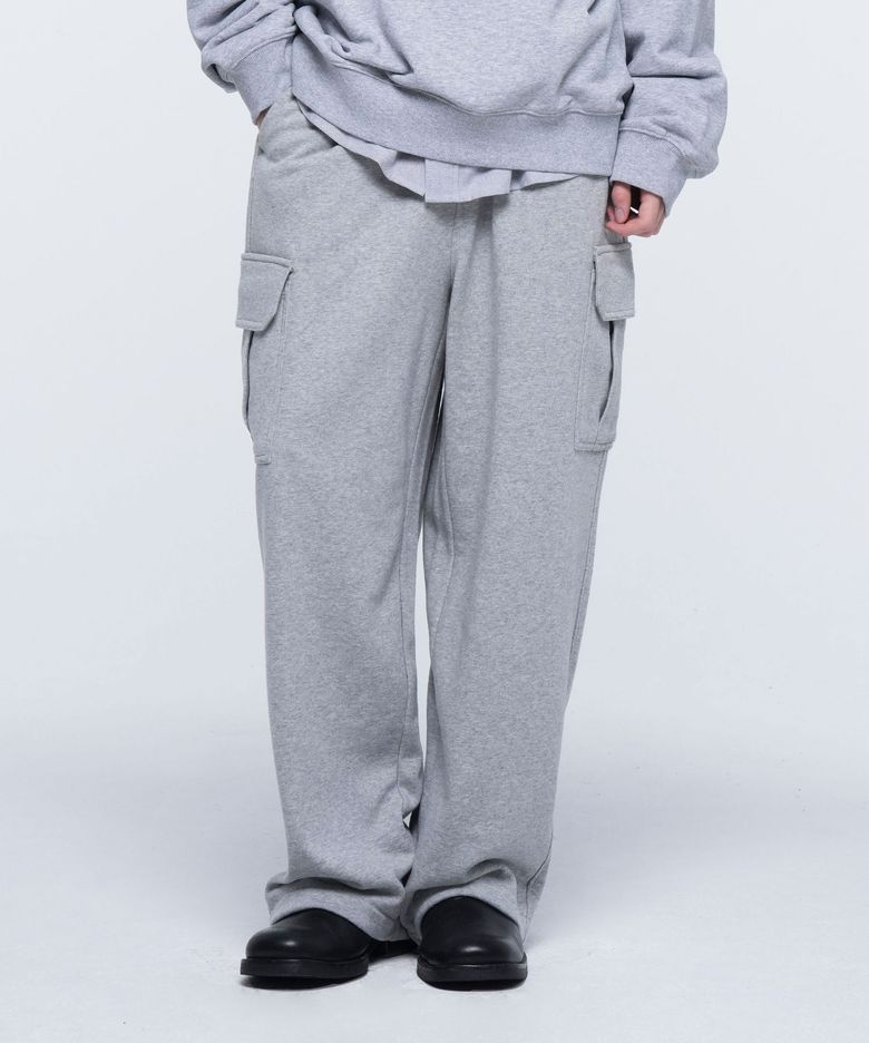 BASIC CARGO SWEAT PANTS (MELANGE)