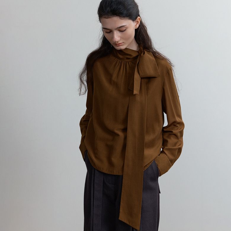 ROWE BLOUSE KHAKI