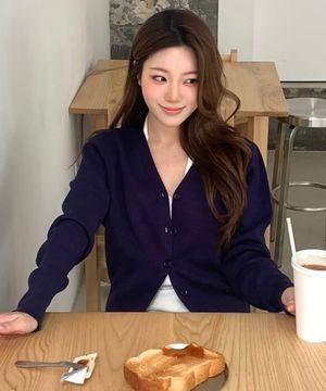 [우먼] 베이직 브이넥 가디건 8 COLOR COWCD001