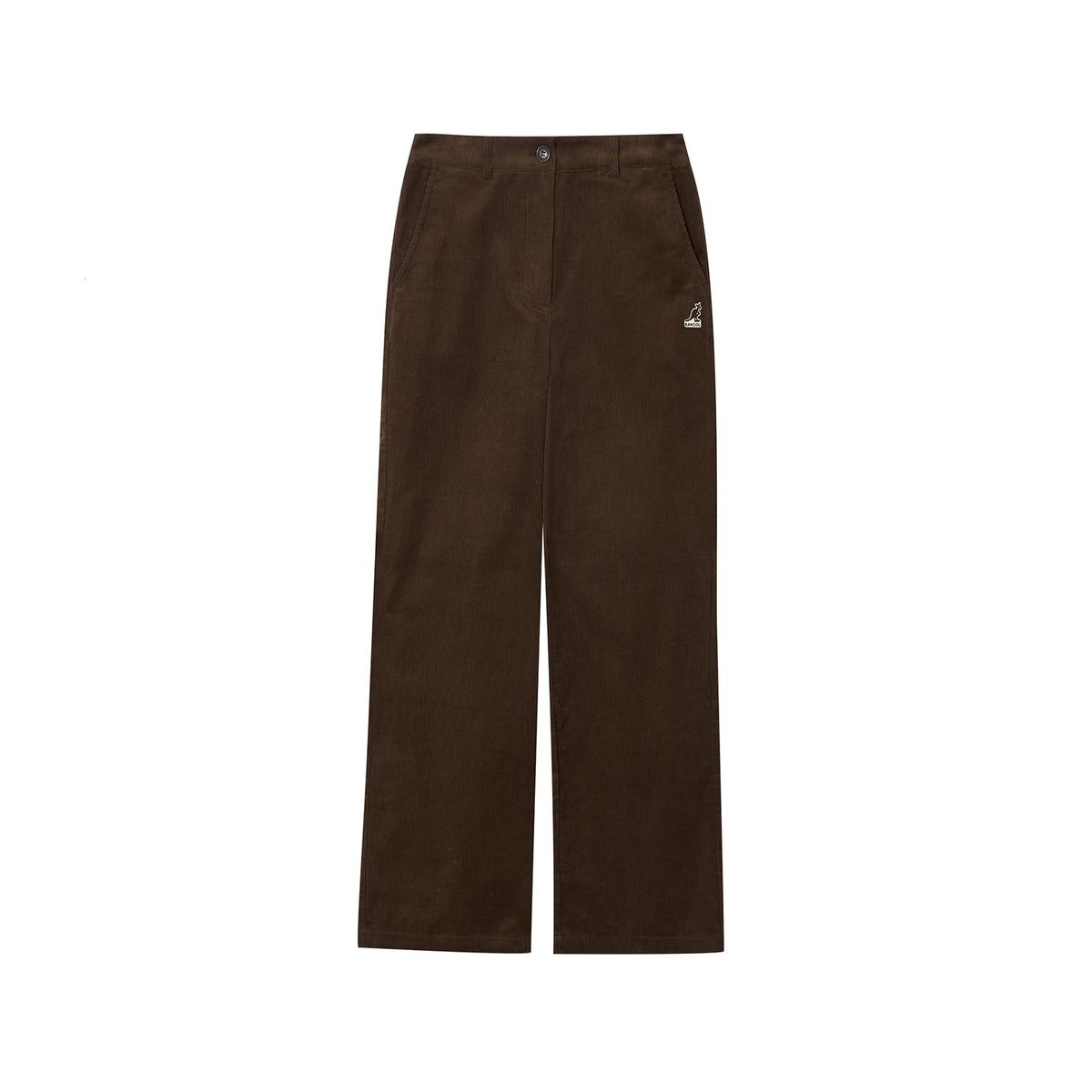 캉골(KANGOL) 우먼스 코듀로이 베이직 팬츠 4565 브라운