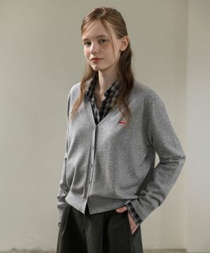 러브 하트 니트 가디건