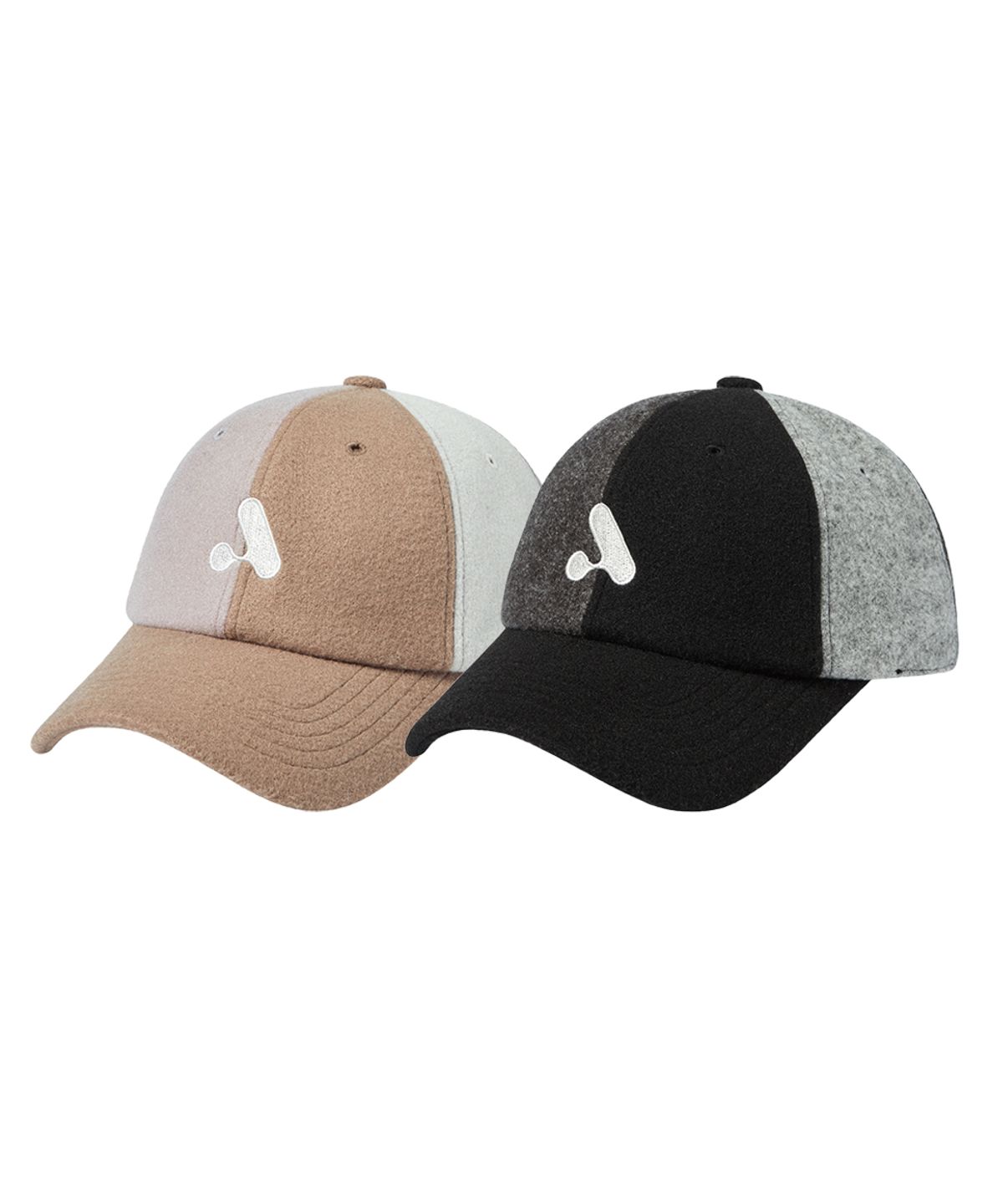 아크메드라비(ACME DE LA VIE) WOOL BLEND MULTI COLOR SCHEME BALL CAP (2 COLOR)