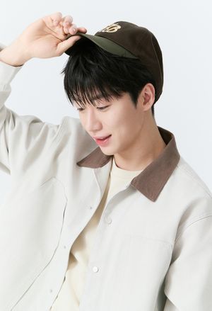 남성) 코튼 카라배색 워크 자켓 AP3WWJ501-BE