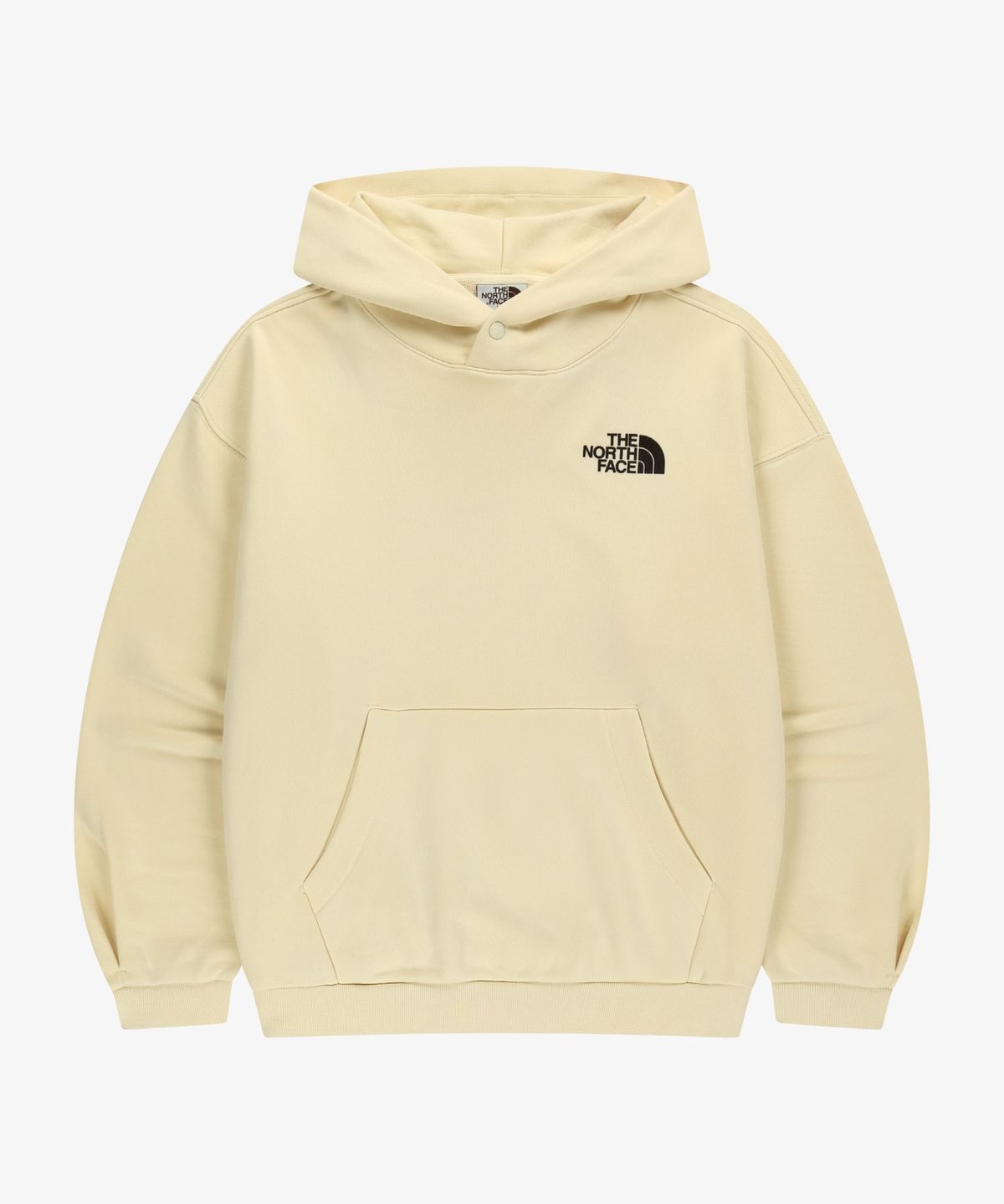 노스페이스(THE NORTH FACE) NM5PR52L 화이트라벨 로고 후드 풀오버 EGG YELLOW