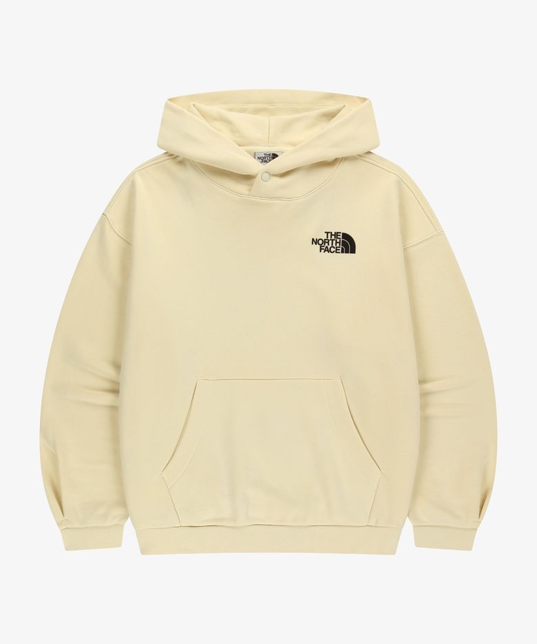 NM5PR52L 화이트라벨 로고 후드 풀오버 EGG YELLOW