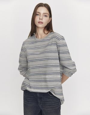 멀티 스트라이프 긴팔티 325909 [3color]