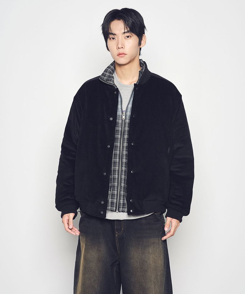 CORDUROY BOMBER JACKET (2 COLOR)