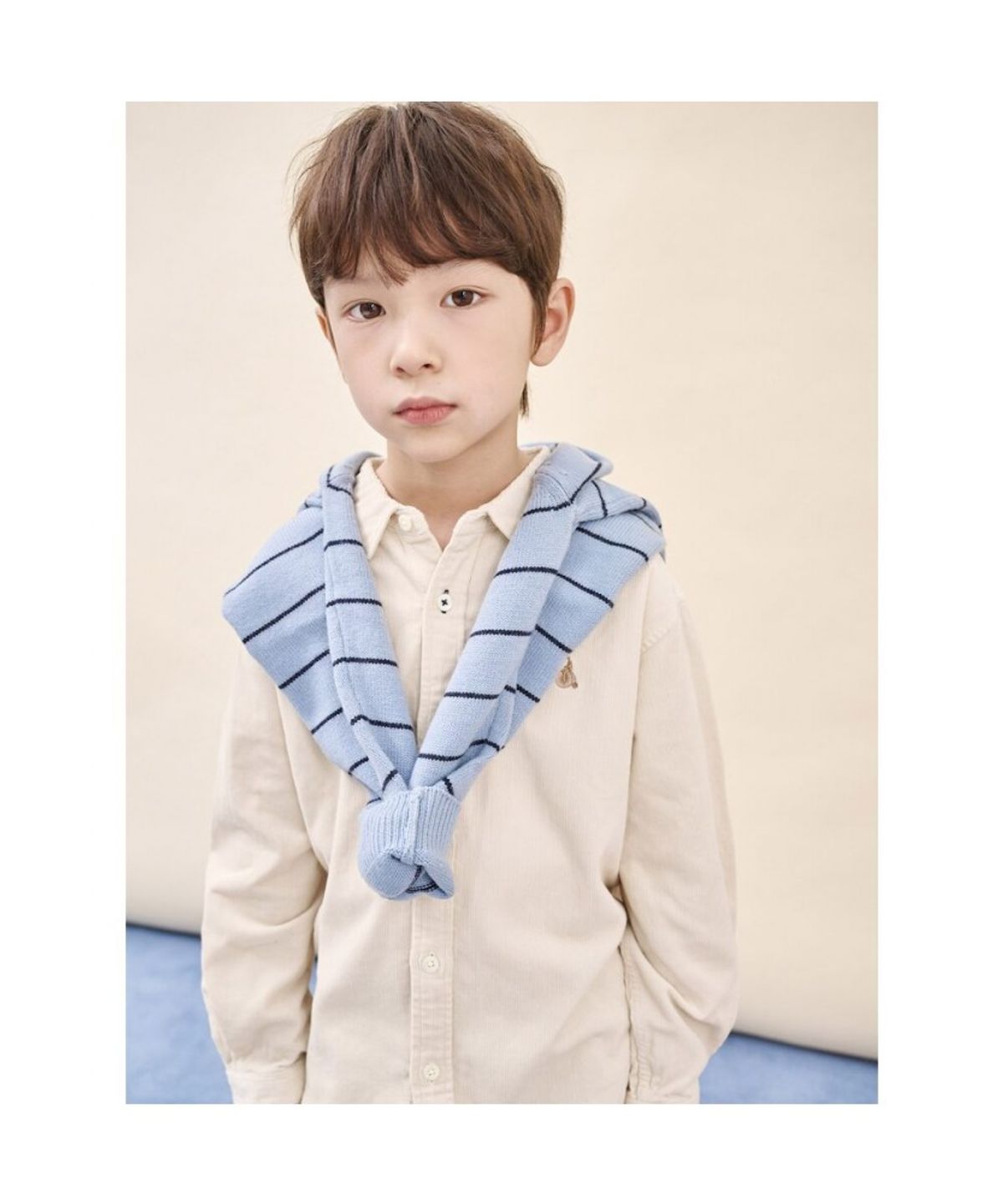 빈폴 키즈(BEANPOLE KIDS) [Essential] 코듀로이 셔츠  아이보리 (BI5964UE10)