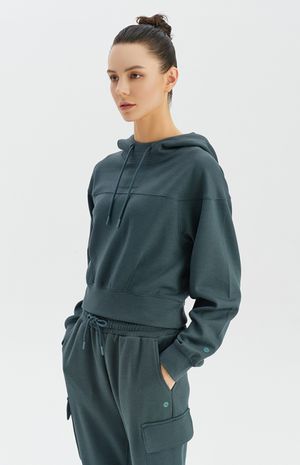 담보루 크롭 후드 티셔츠 HTWTP3K08T