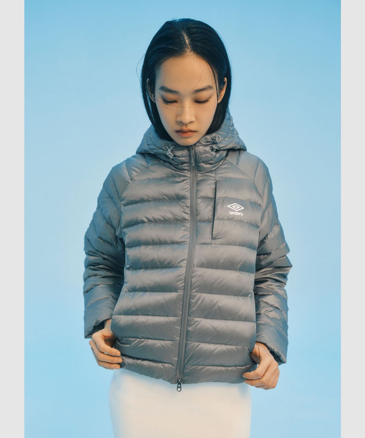 엄브로(UMBRO) 페더플렉스 2.0 경량 머스코비 덕 다운 자켓 카키 UR424CDJO2